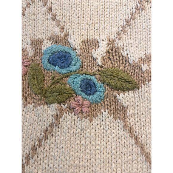 Vintage sweater by Basket of Yarn sz Medium - Picture 5 of 6